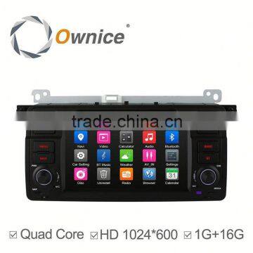 Ownice factory price quad core Android 4.4 car multimedia player for BMW E46 M3 with RDS support dvr ipod