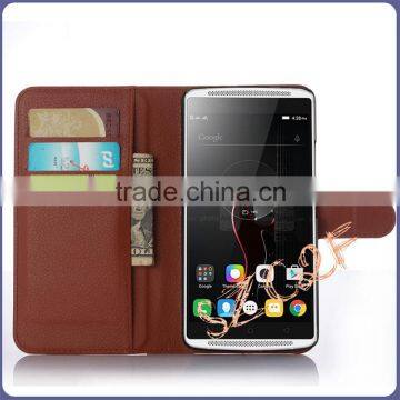 High quality leather flip cover phone case for lenovo P70