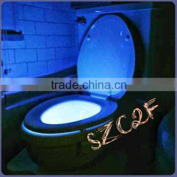 Universal Flash Light Toilet Lamp Selfie Luminous Illumibowl Night LED Toilet Light with Motion Sensor