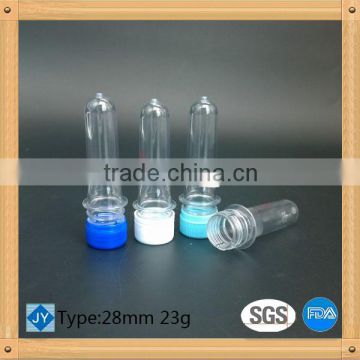 28mm PCO neck size 23g plastic bottle preform, preform for mineral water bottle