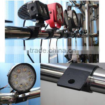 Billet Material With Black Powder Coated Offroad Light Mounting Fixed Bracket/Led Work Light Bracket/aluminum Bracket