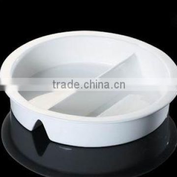 H8063 wholesale chaozhou porcelain white ceramic baking plate