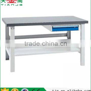 China TJG Basic Configuration Wearable Desktop Metal Steel Workbench With A Drawer