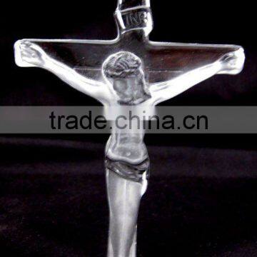 The crystal cross of Jesus