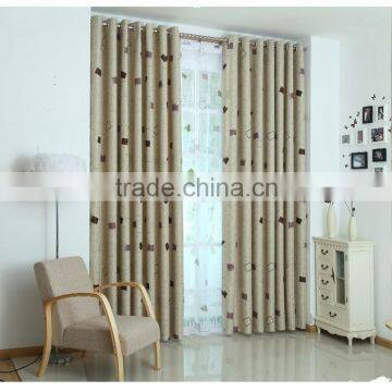 New Fresh luxury pink printed polyester blackout window curtain treatment and blackout fabric