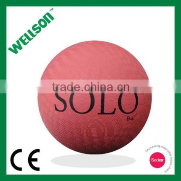 Branded rubber playground ball