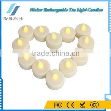 Wholesale Rechargeable LED Tea Light Candles Yellow photo-1