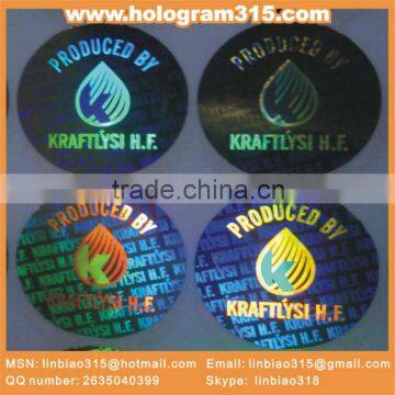 Custom Adhesive High Quality Custom Hologram Anti- Fake Eggshell Sticker photo-4