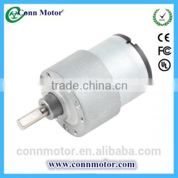 24V Small Low Rpm DC Geared Motor with Metal Gearbox Medical Equipment Geared Motor