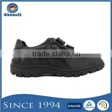 High Quality Comfortable Black Kids School Training Shoes With No Lace photo-2