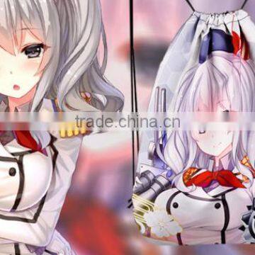 Wholesale Custom Printed Anime Drawstring Mesh Bag, Cotton Drawstring Bag photo-2