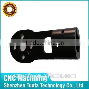 cnc router aluminum parts made in china,black anode