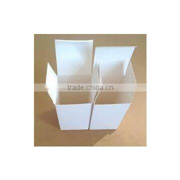 White cardboard box