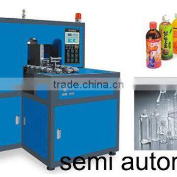 Semi automatic hand feeding PET blowingstrech machine