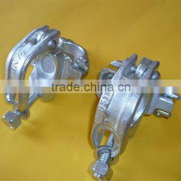 Best price British hot dip galvanized forged swivel scaffolding coupler clamps for sale