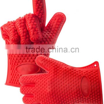 OEM Private Label Amazon FBA Silicone Oven BBQ Gloves Set