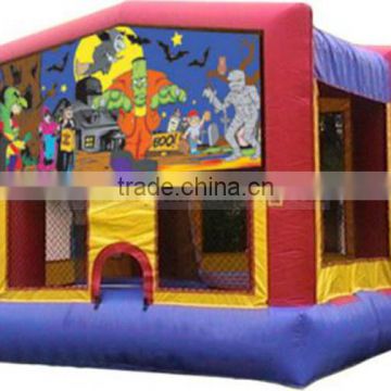 Branded commercial halloween inflatable bouncer