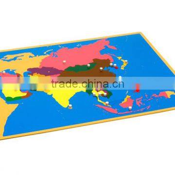 Puzzle Map of Asia