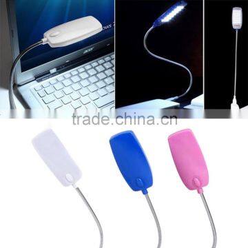 1pcs White Bright 28 LED USB Mini Light Flexible Computer Lamp Laptop PC Desk Reading Pink New Arrvial photo-3