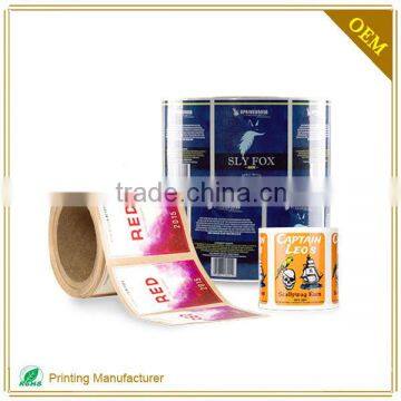 Customized Private label Liquid Soap Bottle Labels With LOGO printing