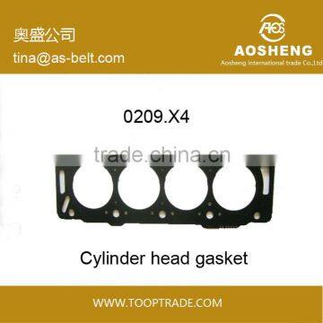 AOSHENG brand High quality,factory hot selling engine cylinder head gaskets with OEM: 0209.X4 auto spare parts