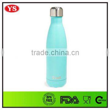 500ml double wall vacuum stainless steel cola bottle