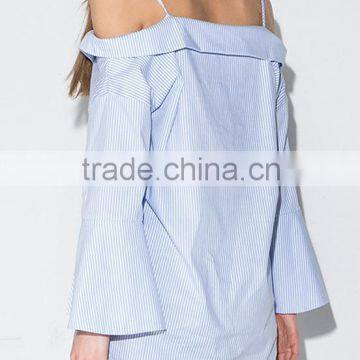 Women's Long Sleeve Loose Fit Off Shoulder Tops photo-2