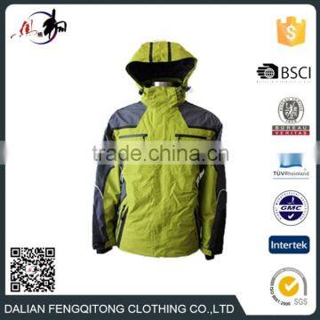 Waterproof men ski jacket outdoor clothing ski wear