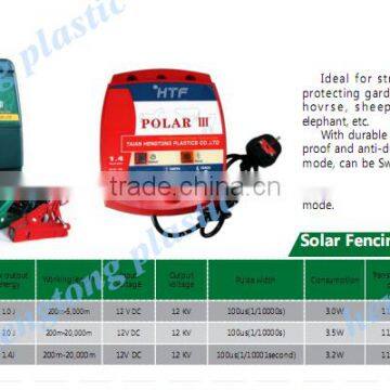 Mini Specification and Commercial Application Solar power electric fence energizer