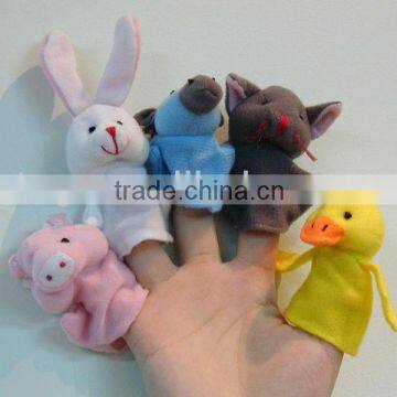 Plush Finger Animal Puppet