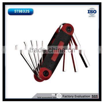 9 In 1 Mini Multi Tool of Folding Hex Key Wrench Set
