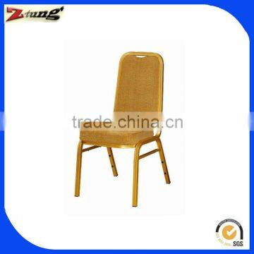 ZT-1166C new design aluminum armless fabric dining chair