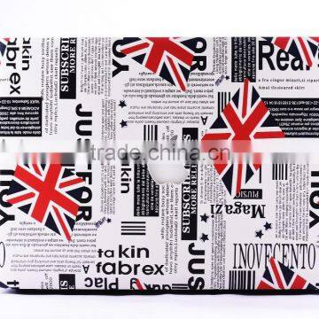 Embossment Protective Cover Case for MacBook Cover With Retina Pro 15.4 With Flag Leopard Design
