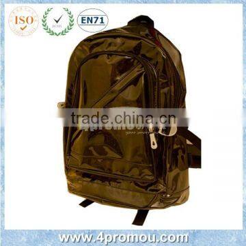 2015 Black transparent PVC backpack bag