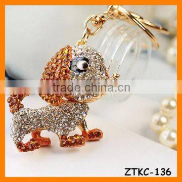 2014 Exquisite Animal Small Dog Key Chain, Gift Bag Pendant ZTKC-136