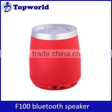 Cheap Fashion Design Mini Wireless FM Mini F-100 Bluetooth Support TF Card Bluetooth Speaker with Good Sound Effect