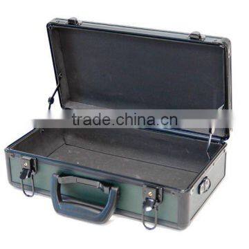 ALUMINUM ATTACHE GUN TOOL BRIEFCASE ELECTRONICS CASE