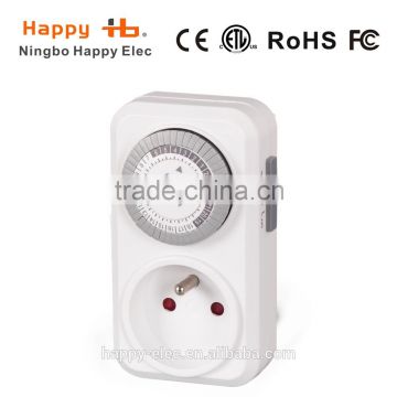 230VAC 50HZ ON AUTO OFF switch 24 hour daily indoor programmable Multifunctional Usage Timer