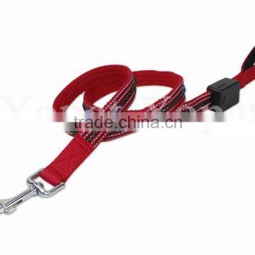 Wholesale dog leash lead/ Pet Collar Flashing LED Lighted Dog lead, Dog Harness/Pet Leashes