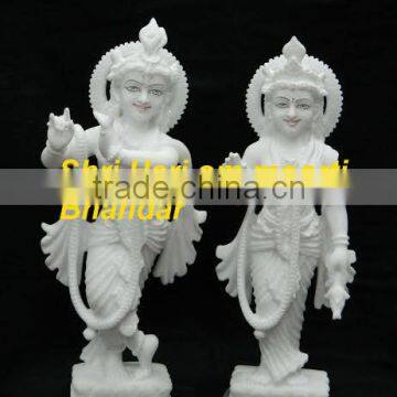 marble radha krishna idol