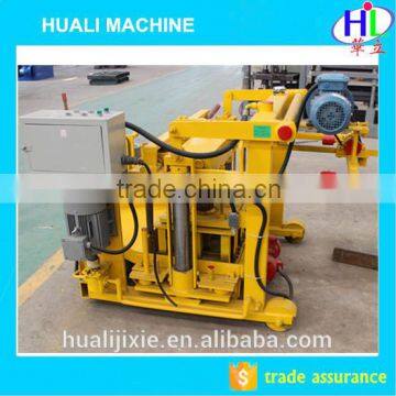 QT40-3a Portable Movable Concrete Block Machine Egg Layer for sale