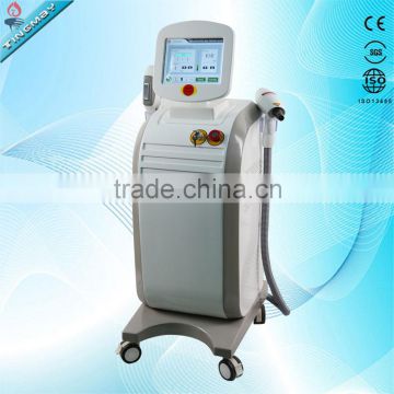 2 In 1 SHR Nd Yag Laser Laser Tattoo Naevus Of Ota Removal Removal / Nd Yag Laser Shr Hair Removal Machine Vascular Tumours Treatment