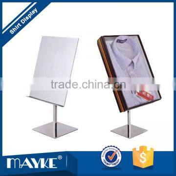 Excellent Glossy Metal Shirt Display Stand for Clothes Store