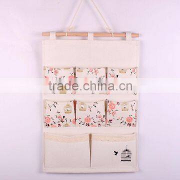 Fabric Japanese Style Storage Hanging Bag