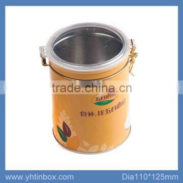 coffee tin cans with valve