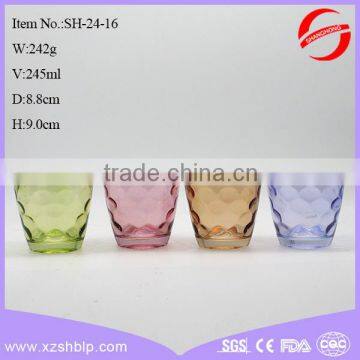 Top selling fancy 245ml glass coffee cup for promition