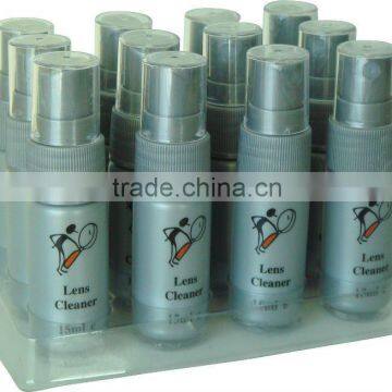 15ml spray bottle lens cleaner in display