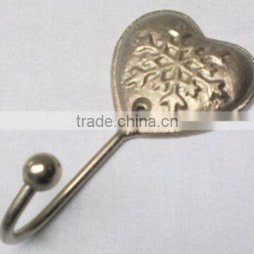 Cast Iron Hooks for clothes with Nickel Plated