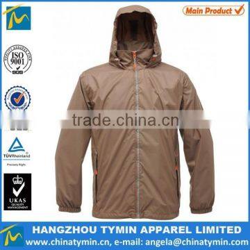 Men Packable Nylon Waterproof Breathable Golf Jacket photo-2