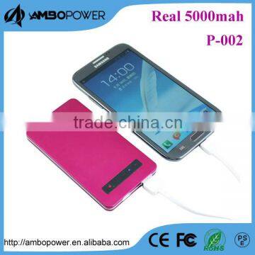 high-energy ultra slim powerbank 5600mah with touch screen